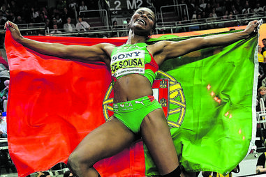 Gerson Baldé tornou-se campeão mundial no último salto