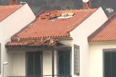 “Foi assustador”: Popular fala sobre o tornado na ilha de Porto Santo na Madeira 