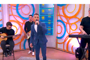 Filipe Delgado apresenta o novo tema "Completamente Apaixonado" no Olá, Bom Dia!