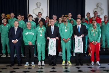 Presidente da República condecorou medalhados dos Mundiais de pista coberta