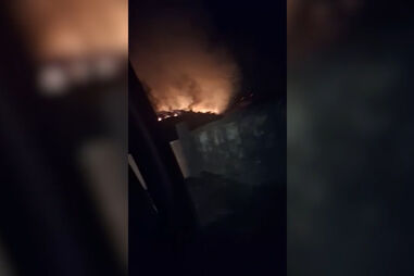 Incêndio deflagra em zona de mato em Tabuaças