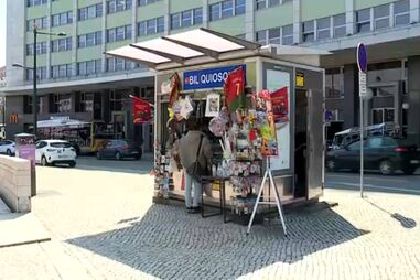 Proprietário de quiosque esmurrado no Marquês de Pombal