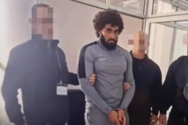 Ruben Saraiva, numa das presenças a tribunal na Albânia