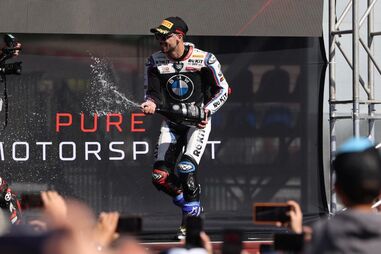 Miguel Oliveira na prova de Superbikes em Portimão 