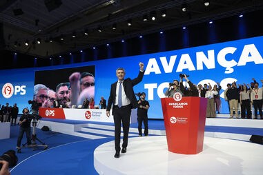 José Luís Carneiro no congresso do PS