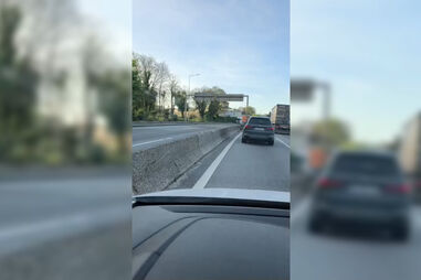 Acidente em cadeia com camião do lixo na A1 envolve 12 pessoas em Vila Nova de Gaia