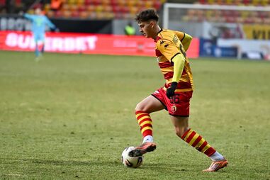 Bartosz Mazurek, de 19 anos, joga no Jagiellonia