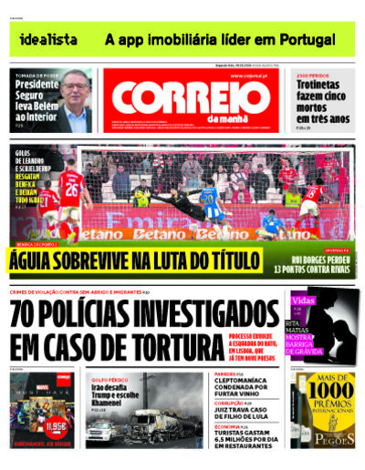Capa do jornal