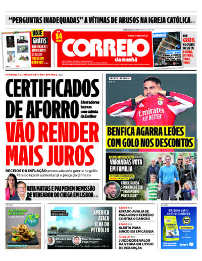 Capa do jornal