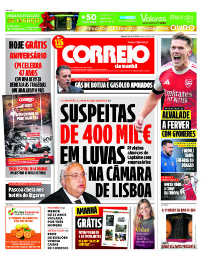 Capa do jornal
