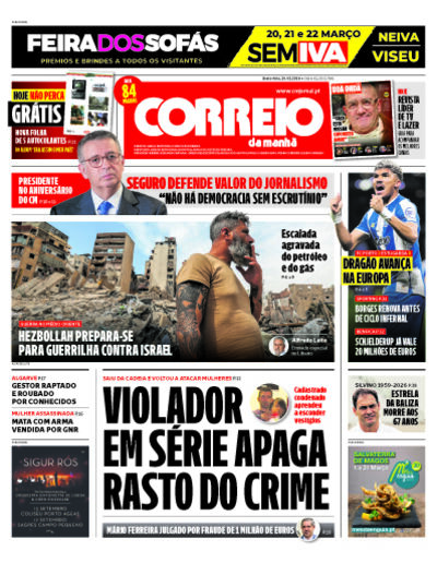 Capa do jornal