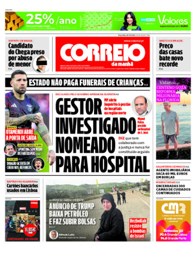 Capa do jornal