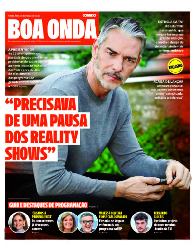 Capa de sexta-feira, 27 de março de 2026