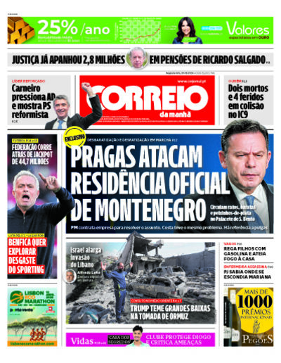 Capa do jornal