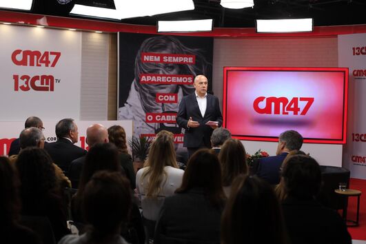 Carlos Rodrigues no arranque da 'Redação Aberta' no aniversário do Correio da Manhã