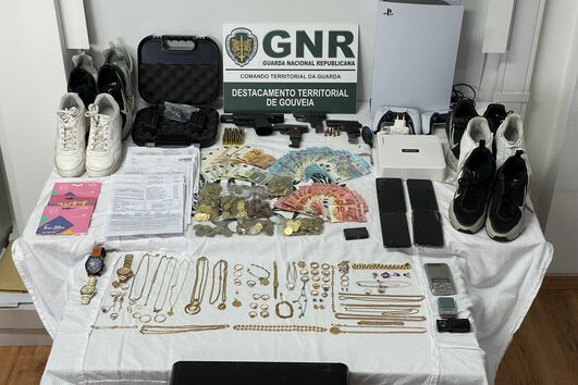 Ação da GNR permitiu recuperar parte do material furtado