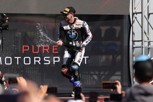 Miguel Oliveira na prova de Superbikes em Portimão 