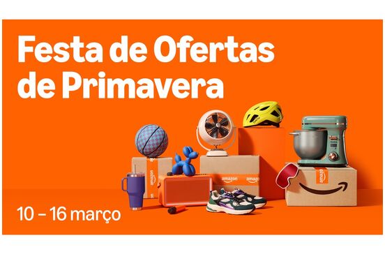 Festa de ofertas de primavera na Amazon, de 10 a 16 de março