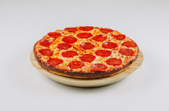 Pizza Pan da Domino's com massa alta, fofa e crocante