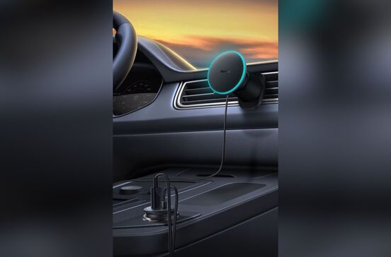 Baseus carregador magnético sem fios para carro 15W