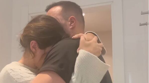 O momento em que Rita Matias mostra a cara do marido quando lhe disse que estava grávida