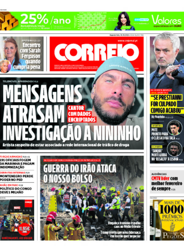 Capa do jornal