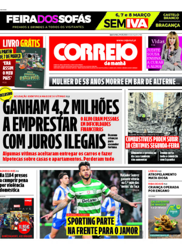 Capa do jornal