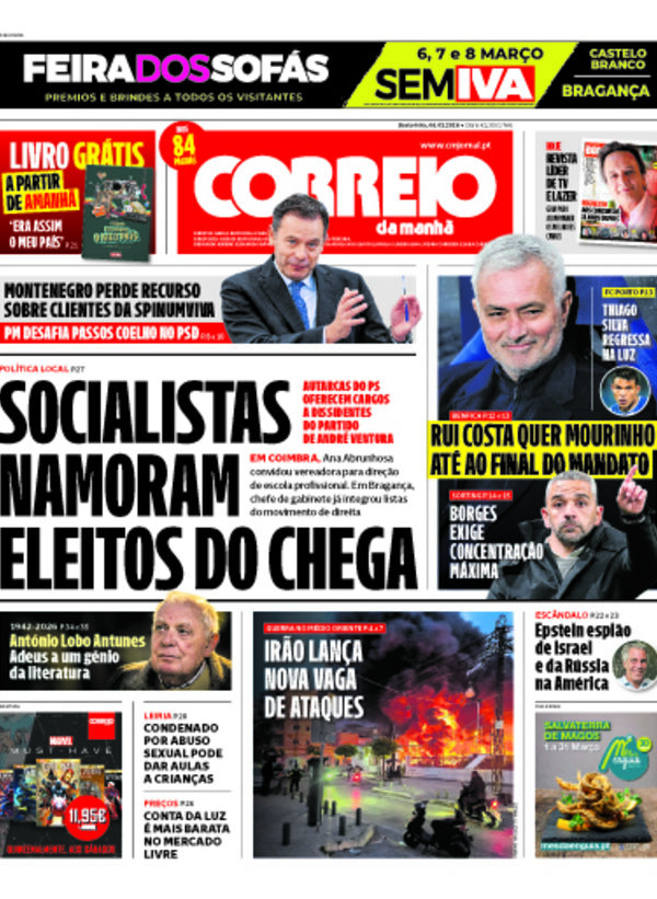 Capa do jornal