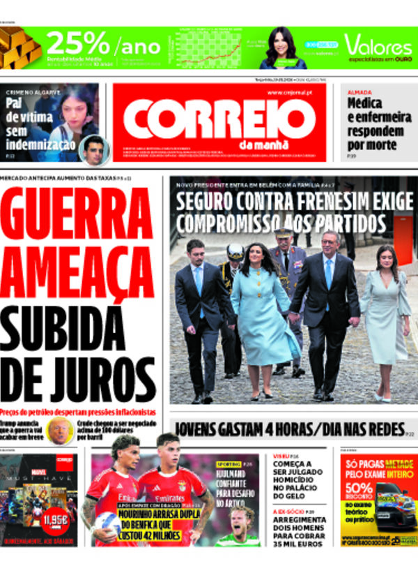 Capa do jornal