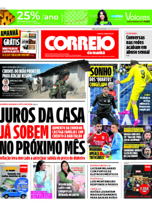 Capa do jornal