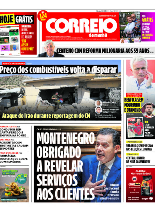 Capa do jornal