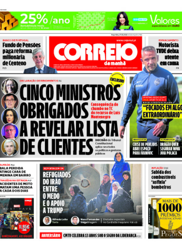 Capa do jornal