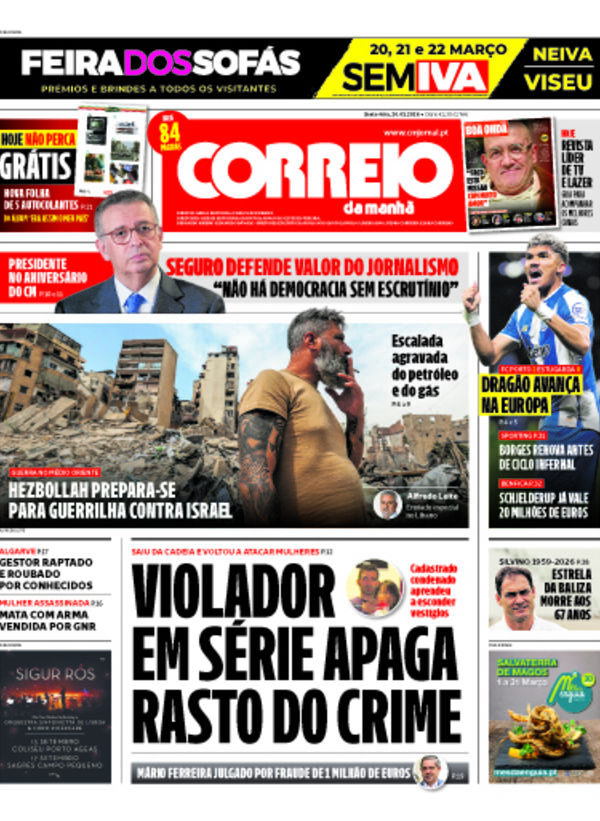 Capa do jornal