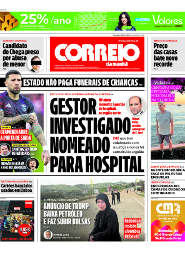 Capa do jornal