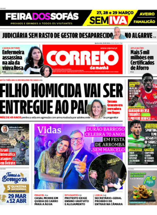 Capa do jornal