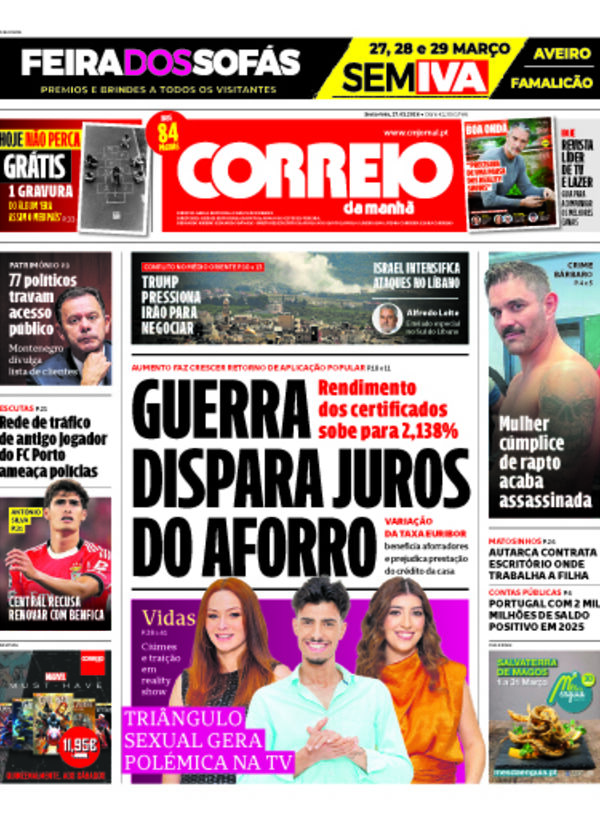 Capa do jornal