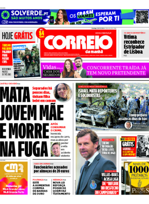 Capa do jornal