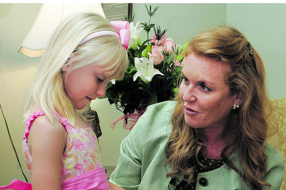 Sarah Ferguson num evento da Ronald McDonald House Charity, em Nova Orleães, em 2007 
