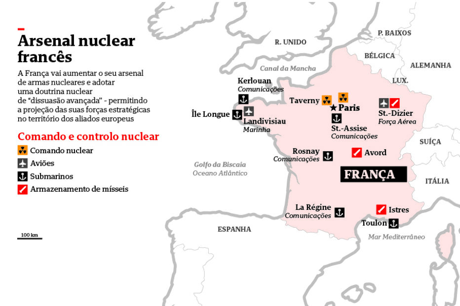 França entra em nova fase de armamento nuclear 
