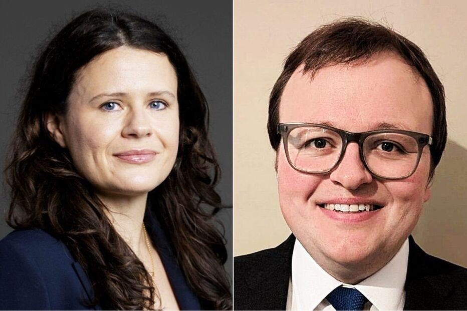 Joani Reid, deputada no Reino Unido, e marido David Taylor 