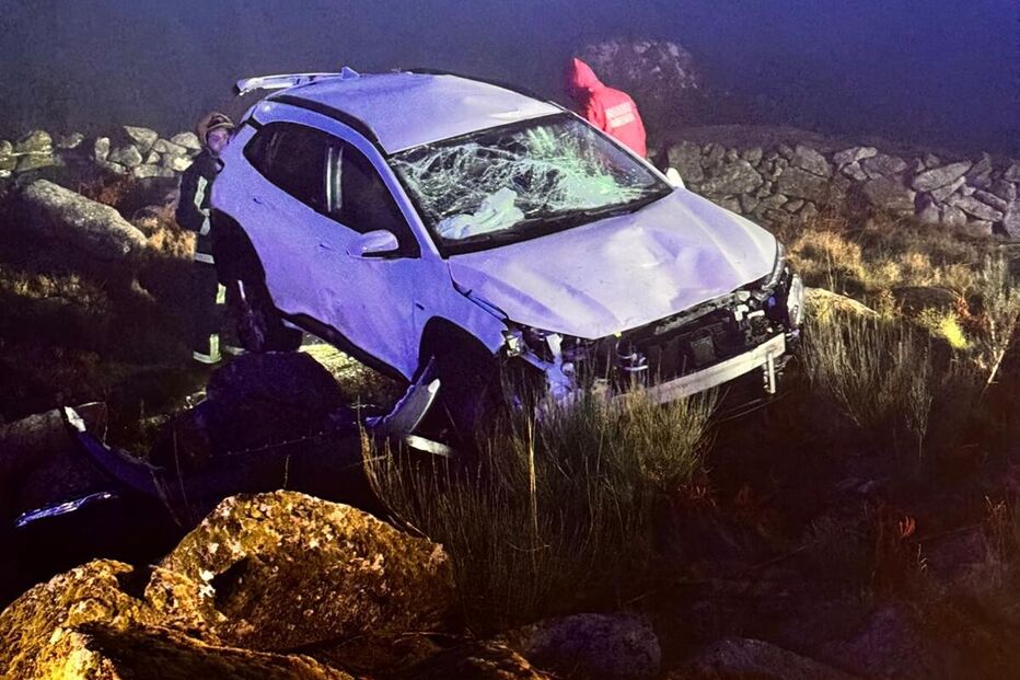 Mulher ferida após despiste de carro em Arouca