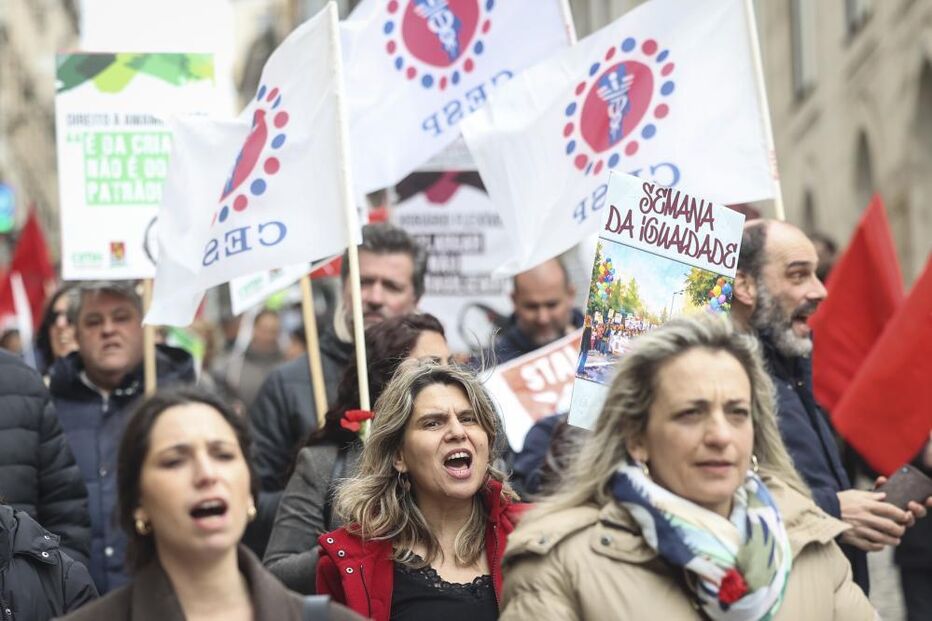 CGTP manifesta-se em Lisboa pela igualdade entre mulheres e homens
