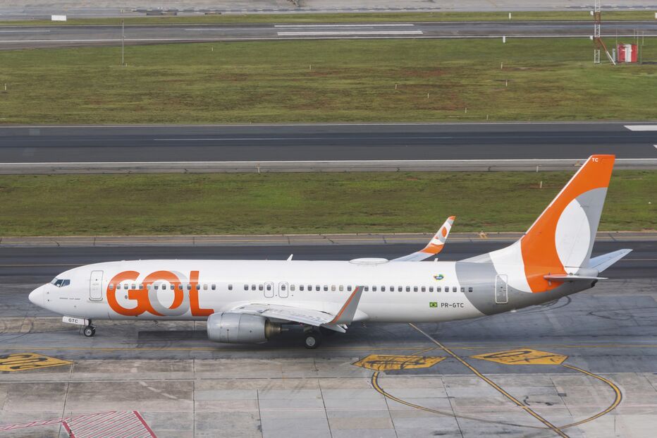 Avião da companhia aérea brasileira Gol