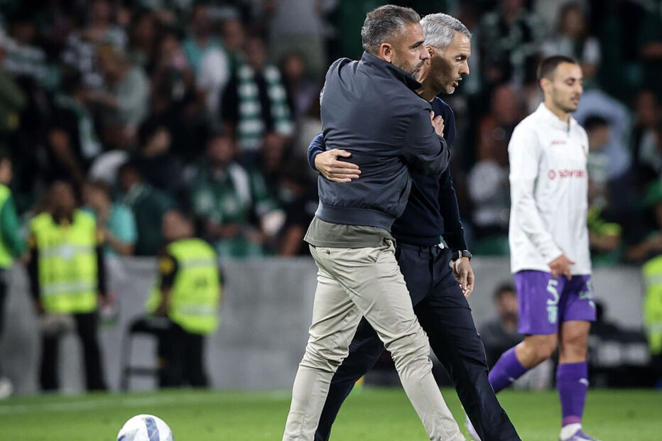 Rui Borges e Carlos Vicens no Sporting-Sp. Braga