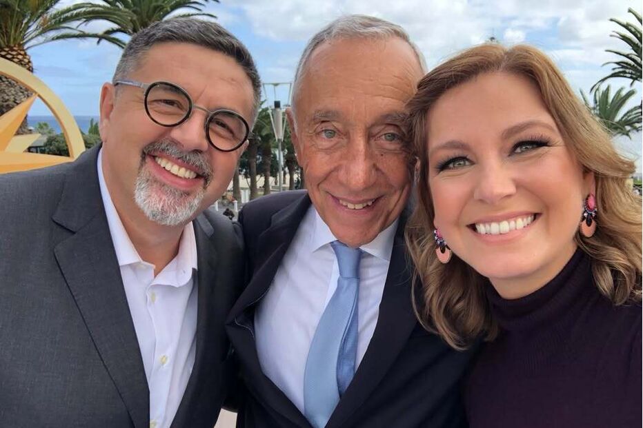 Vanessa Oliveira, Marcelo Rebelo de Sousa e José Carlos Malato