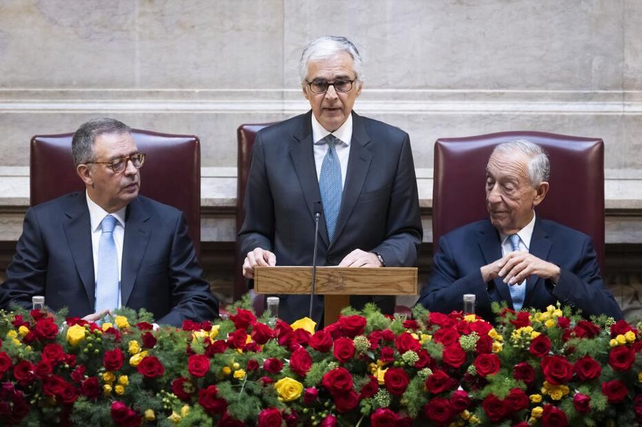 Aguiar Branco com António José Seguro e Marcelo Rebelo de Sousa na Assembleia da República