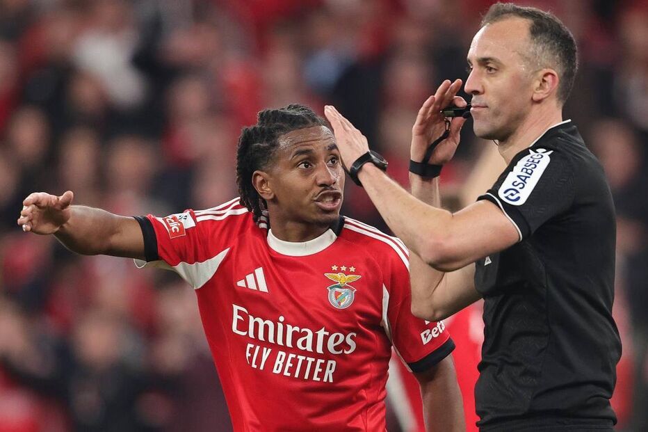 João Pinheiro durante o clássico na Luz entre Benfica e FC Porto