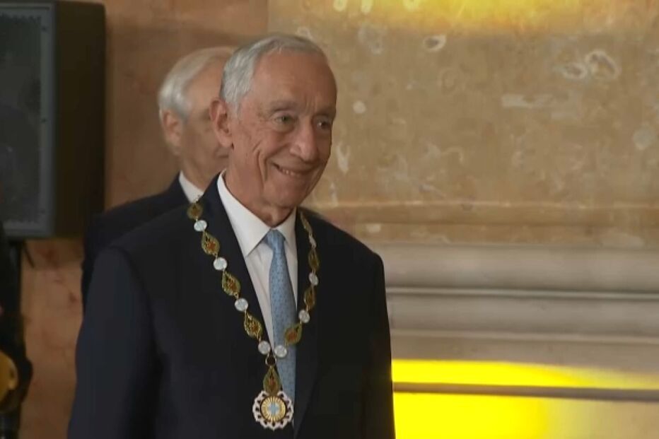 Marcelo Rebelo de Sousa condecorado com o grande-colar da Ordem da Liberdade