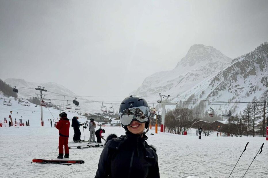 Mariana Monteiro aproveita férias na neve com Bruno Gonçalves