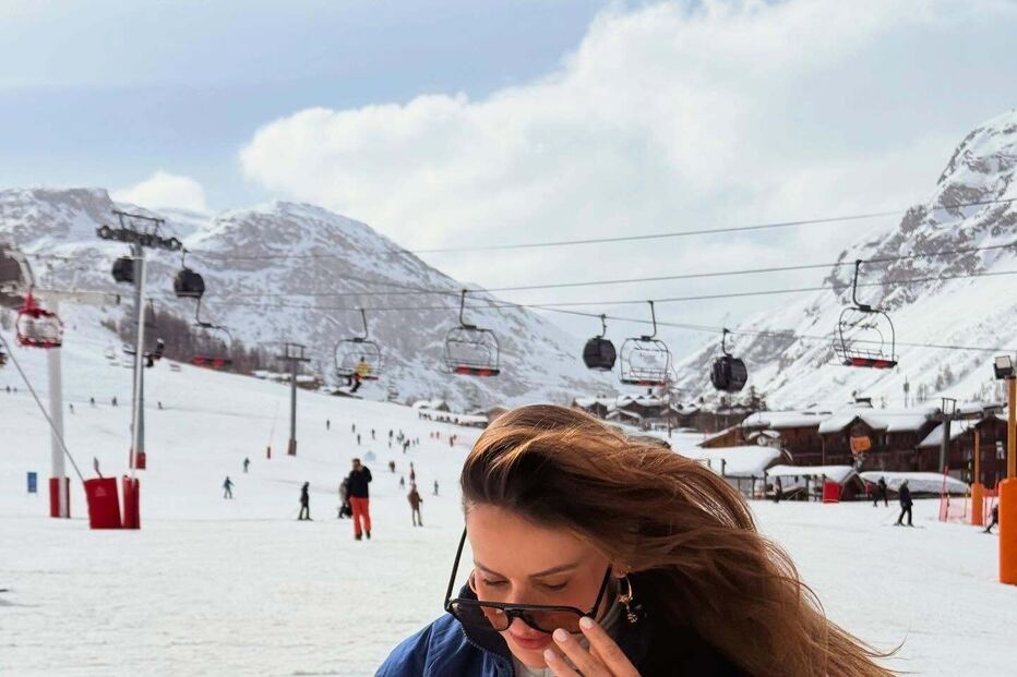 Mariana Monteiro aproveita férias na neve com Bruno Gonçalves após dias no Brasil